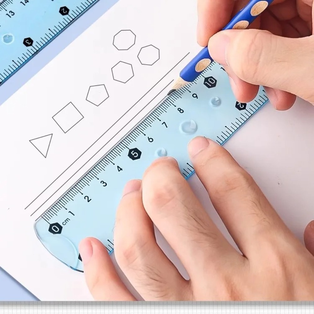 1/3pcs Transparent Soft Ruler, - Ruler Set Transparent บทวิจารณ์และราคา