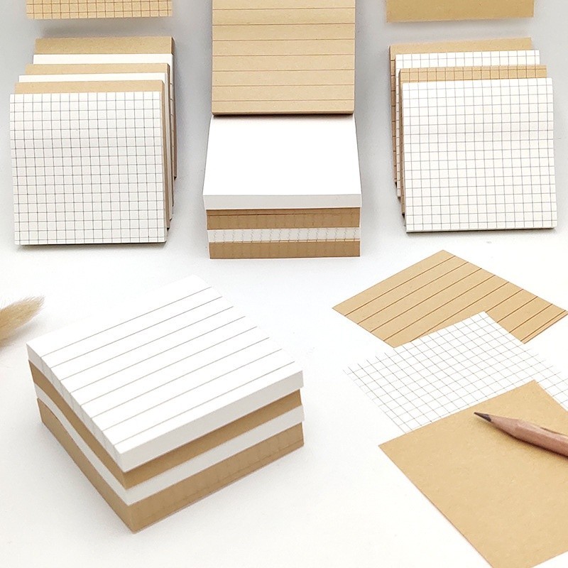 80 Sheets Memo Pad Sticky Note - Office Stationery Supply List บทวิจารณ์และราคา