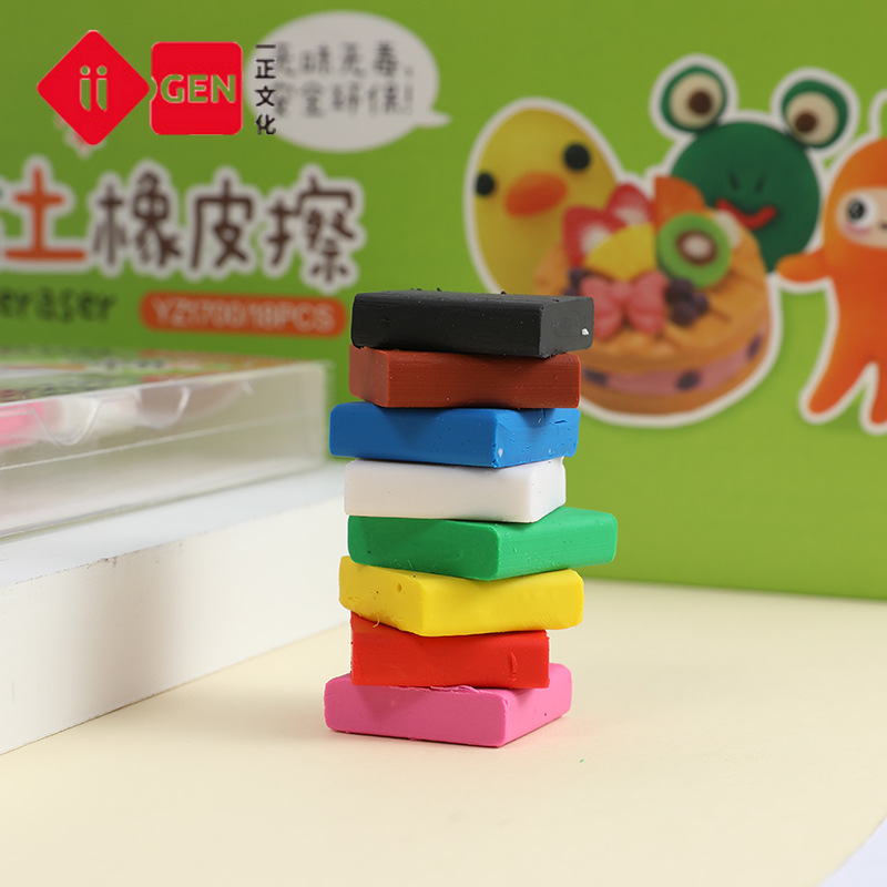 8 PCS/Lot High Quality Candy C - Rubber Eraser Kneaded บทวิจารณ์และราคา