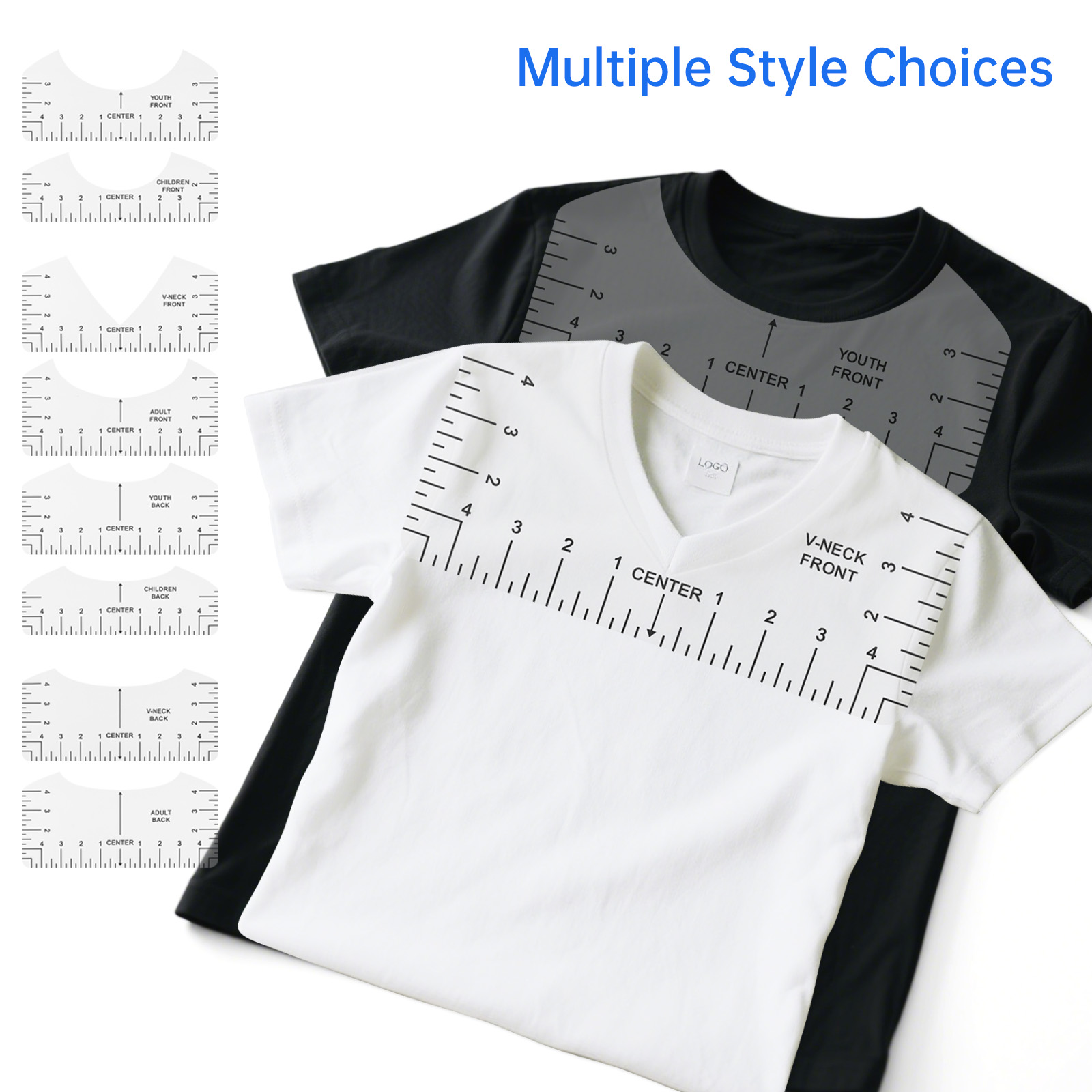 Transparent T-shirt Ruler Guid - Ruler Set Transparent บทวิจารณ์และราคา