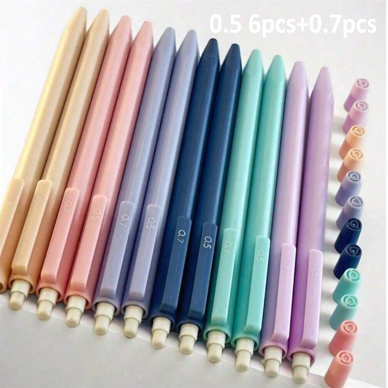 Cute Pastel Mechanical Pencil  - Highlighter Set Pastel บทวิจารณ์และราคา