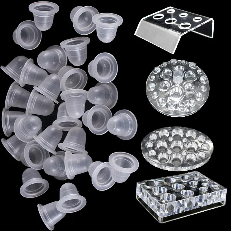 Acrylic Tattoo Ink Cup Stand H - Calligraphy Ink Bottle บทวิจารณ์และราคา