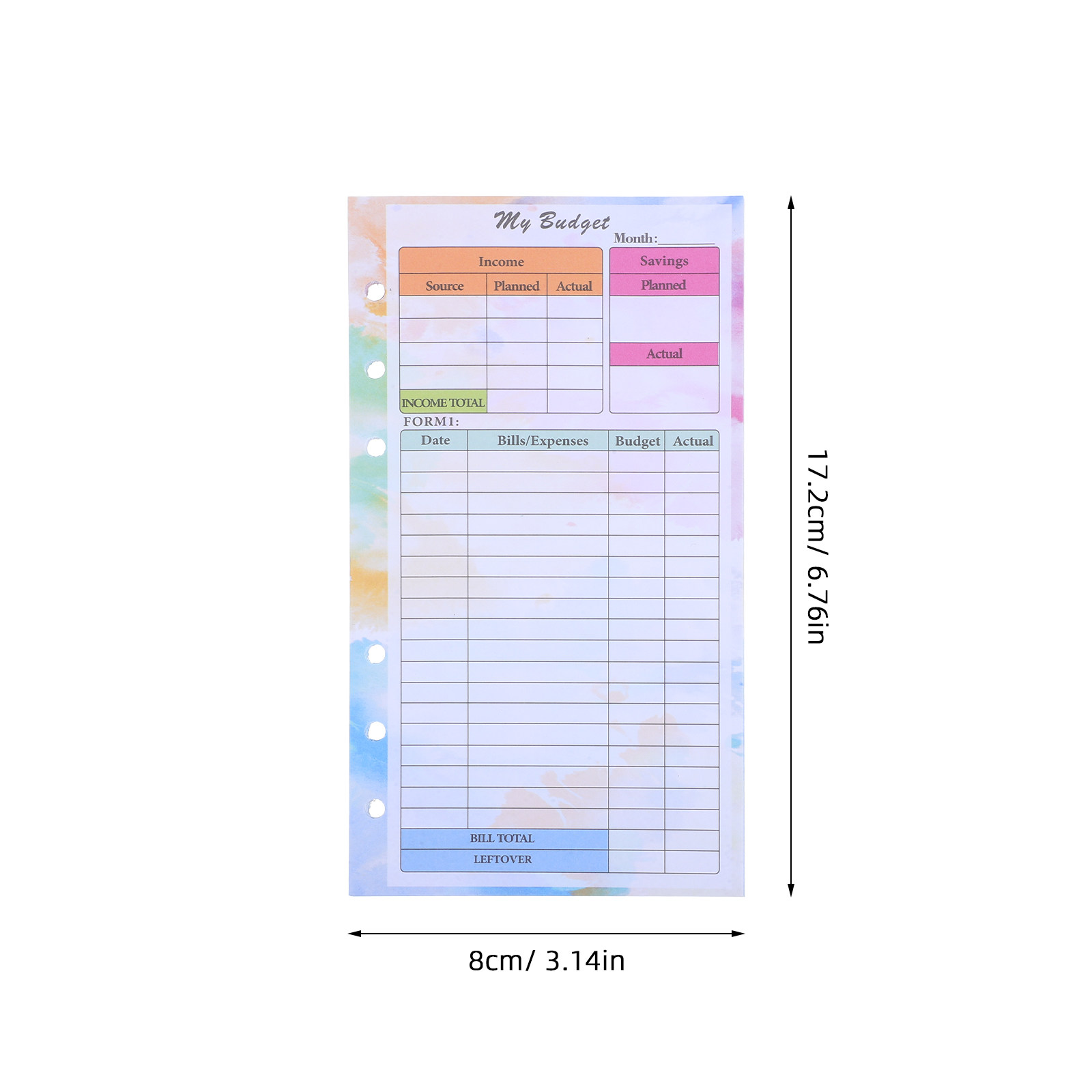 14 Sheets A6 Budget Planner Re - Planner Weekly Budget บทวิจารณ์และราคา