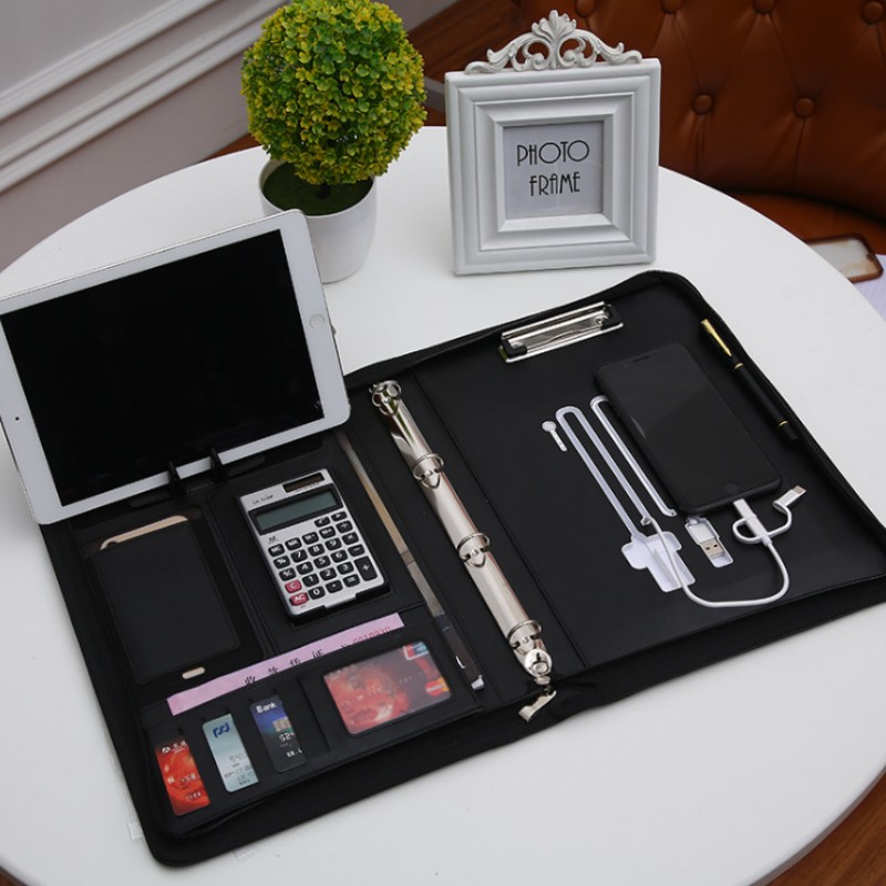Multifunctional A4 Conference  - Portfolio Folder Zip บทวิจารณ์และราคา