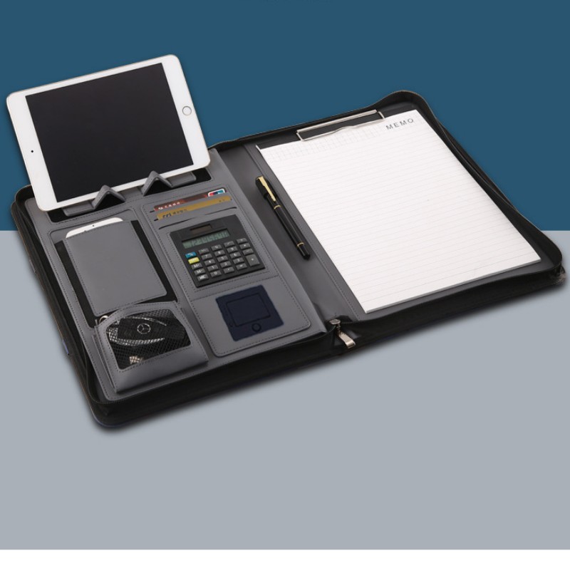 Multifunctional A4 Conference  - Portfolio Folder Zip บทวิจารณ์และราคา