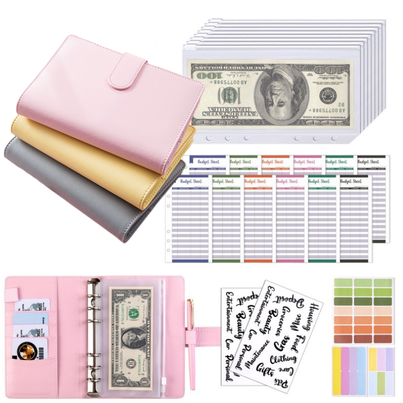 A6 PU Leather Budget Binder wi - Planner Weekly Budget บทวิจารณ์และราคา