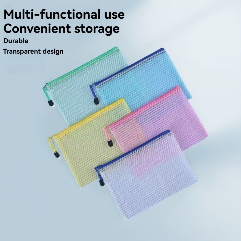 5PCS Stationery Storage Folder - Portfolio Folder Zip บทวิจารณ์และราคา
