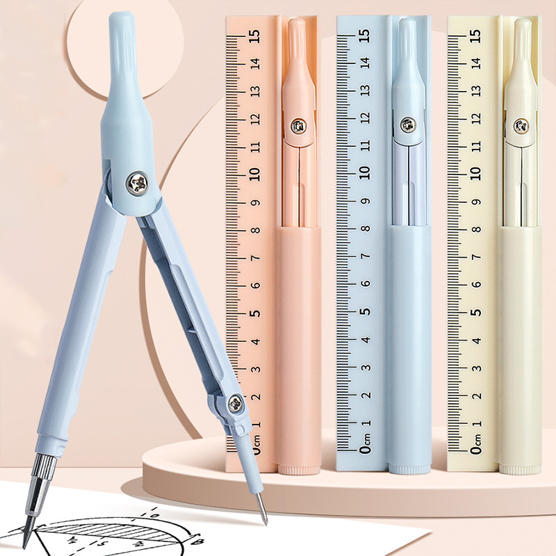 3 in 1 Compass Ruler with Penc - Compass Geometry Set บทวิจารณ์และราคา