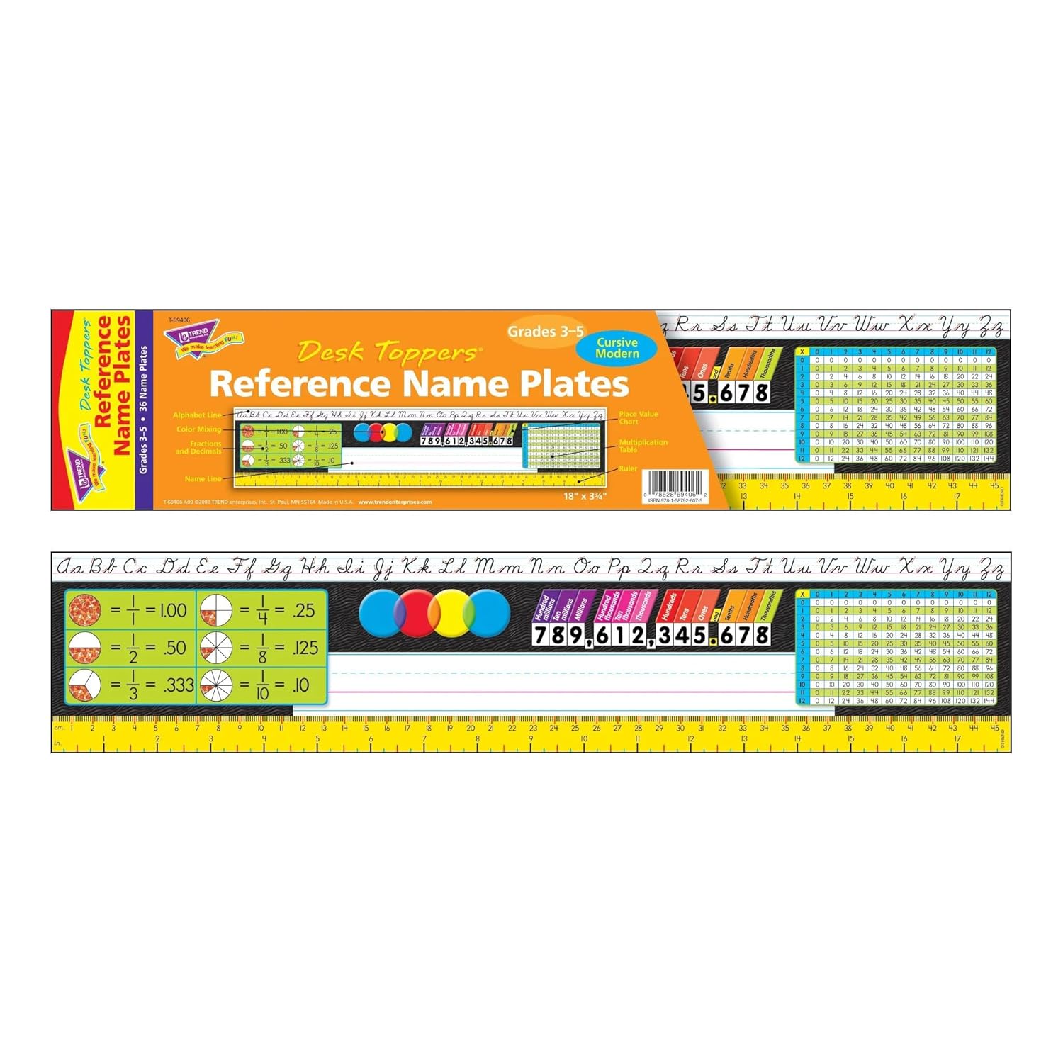 Grades 3-5 Desk Name Plates wi - Desk Name Plate บทวิจารณ์และราคา