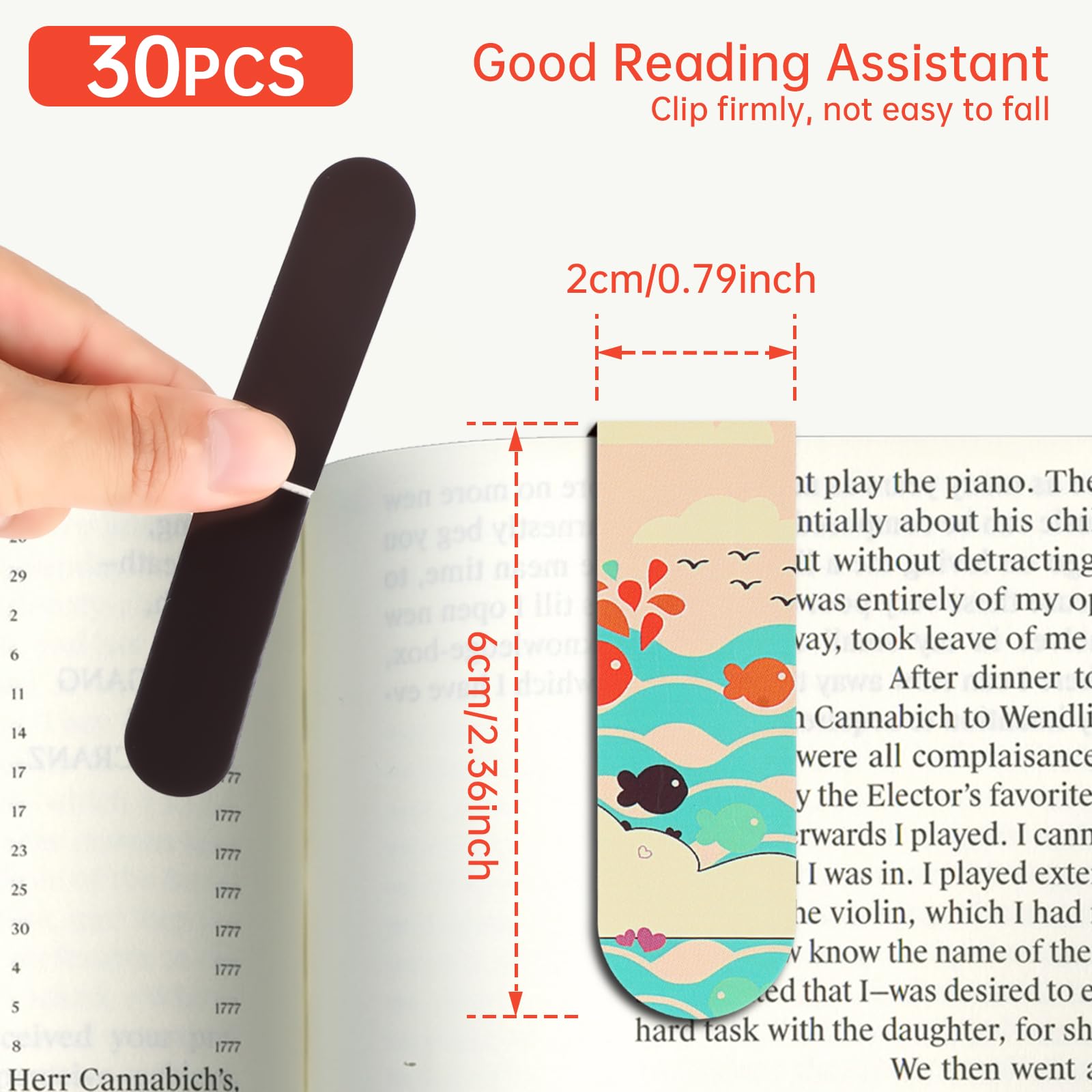 18pcs/30pcs Magnetic Bookmarks - Bookmark Magnetic Clip บทวิจารณ์และราคา