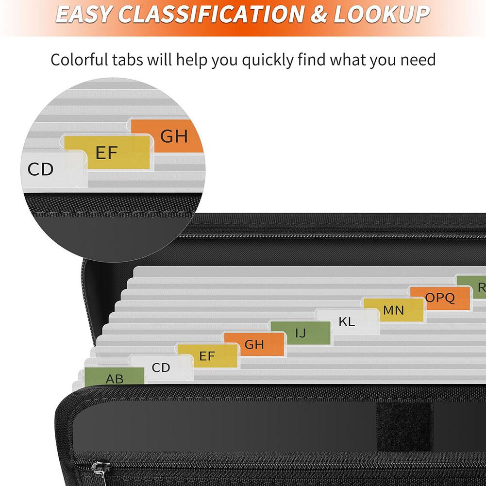 A4 Zipper File Bag Waterproof  - Portfolio Folder Zip บทวิจารณ์และราคา