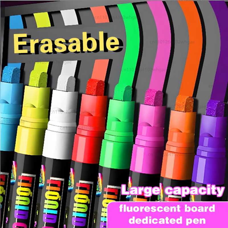 8Color 8mm Liquid Chalk Erasab - Highlighter Set Pastel บทวิจารณ์และราคา