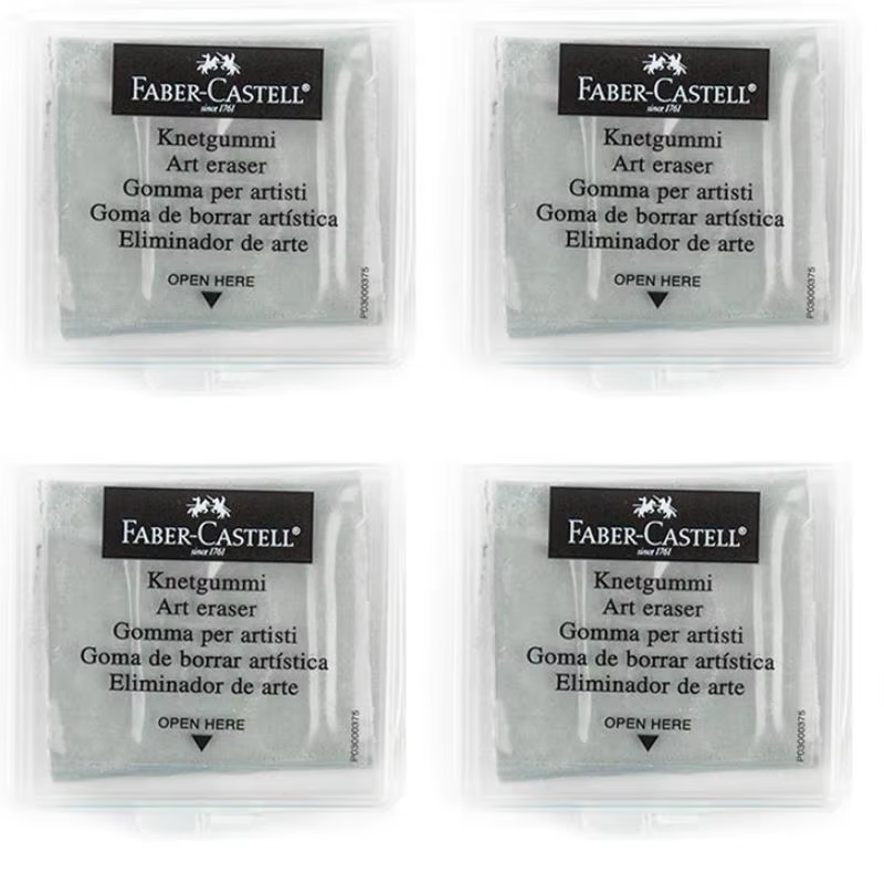 4PC Faber-Castell kneaded Eras - Rubber Eraser Kneaded บทวิจารณ์และราคา