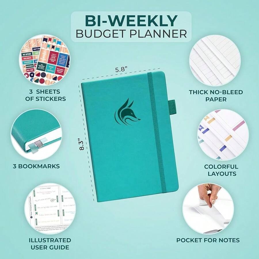 Clever Fox Bi Weekly Budget Pl - Planner Weekly Budget บทวิจารณ์และราคา