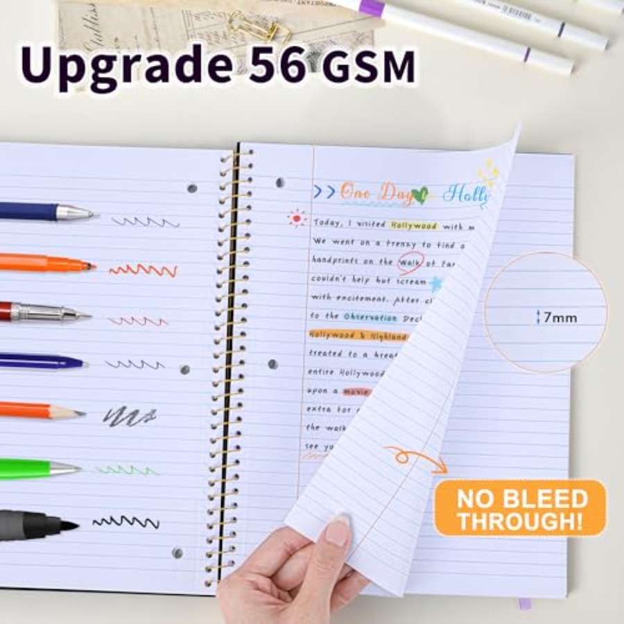 Spiral Notebook Paper 8