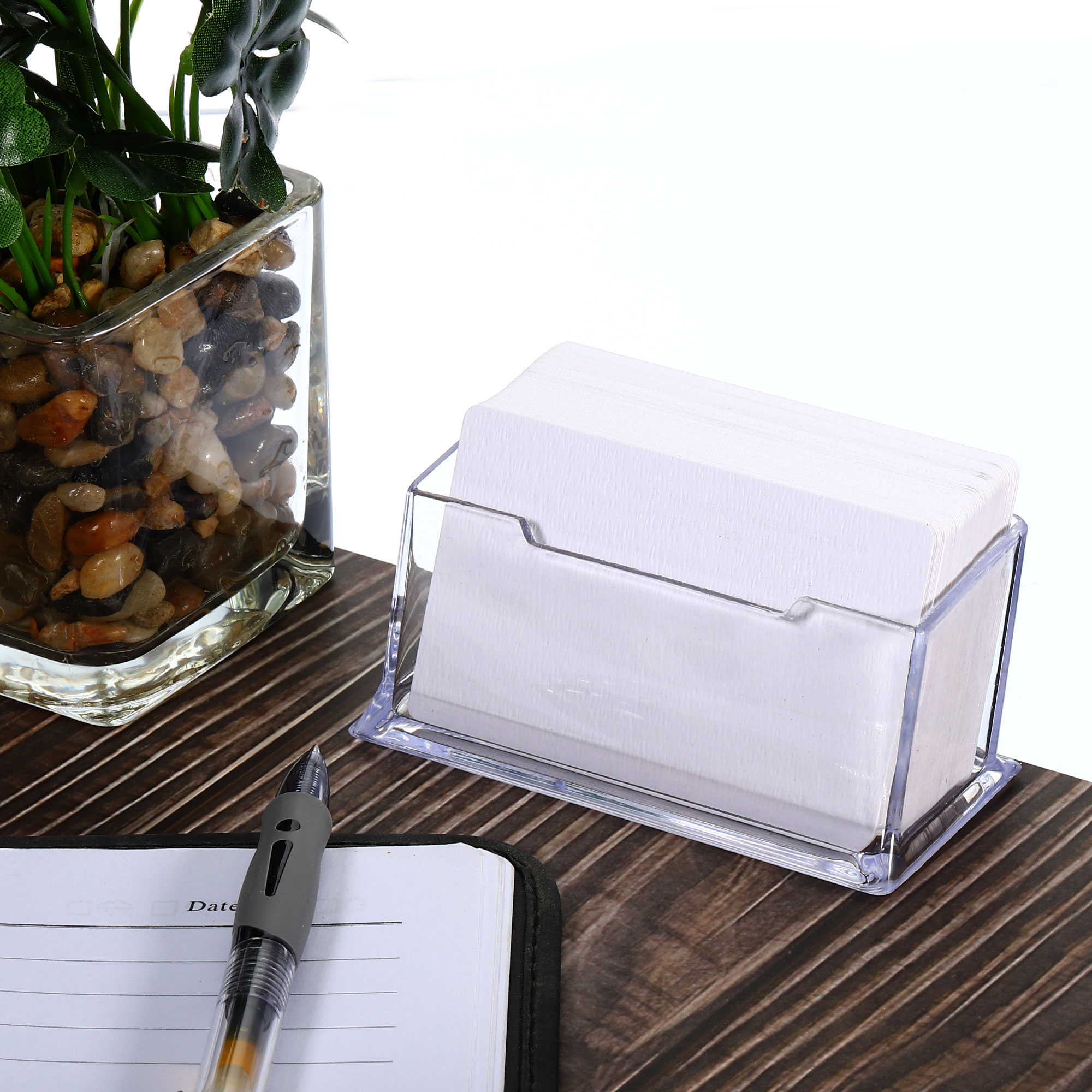 Plastic Business Card Holder 1 - Desk Name Plate บทวิจารณ์และราคา