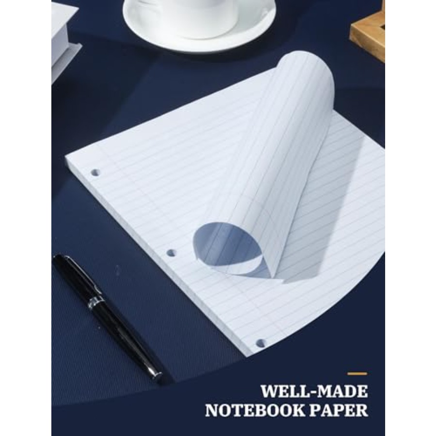 Loose Leaf Paper 8.5 x 11, Loo - Paper Punch 3 Hole บทวิจารณ์และราคา