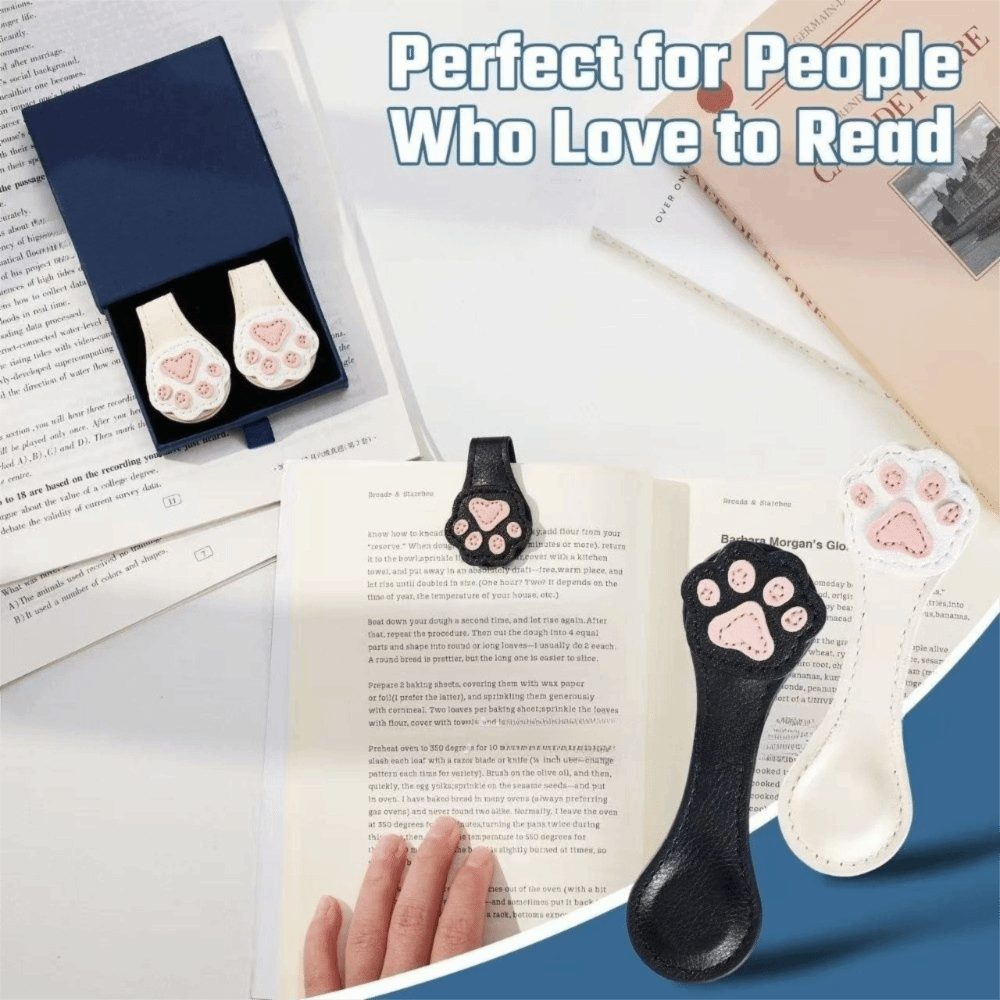 Cute PU Magnetic Page Clip Cat - Bookmark Magnetic Clip บทวิจารณ์และราคา