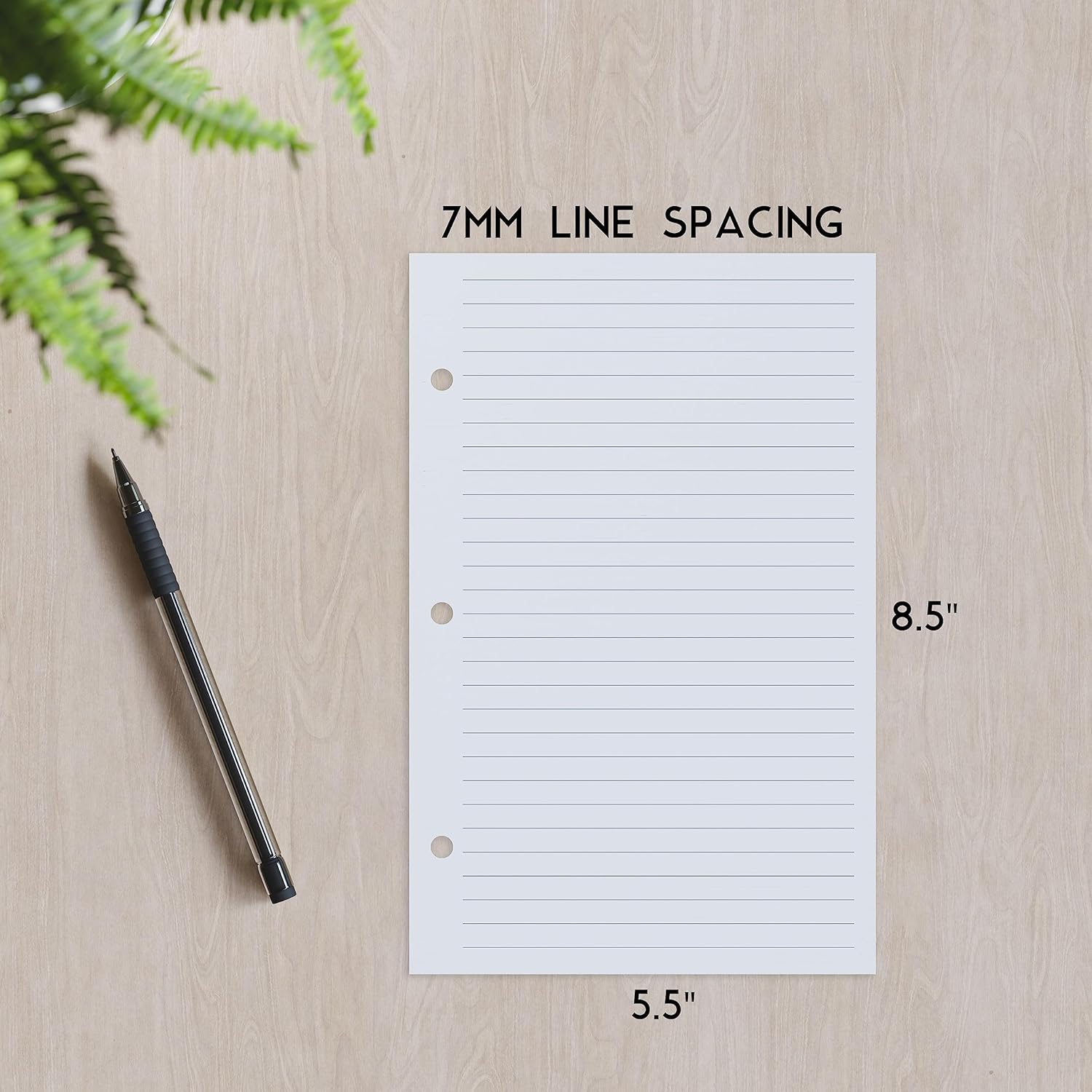 Half Letter Lined Paper, 3-Hol - Paper Punch 3 Hole บทวิจารณ์และราคา