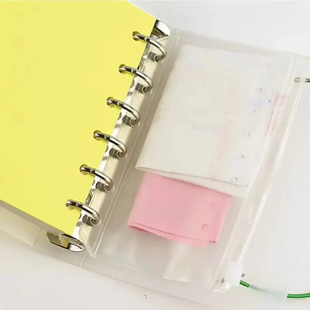 10Pcs  A5 A6 A7 Binder Pocket  - Portfolio Folder Zip บทวิจารณ์และราคา