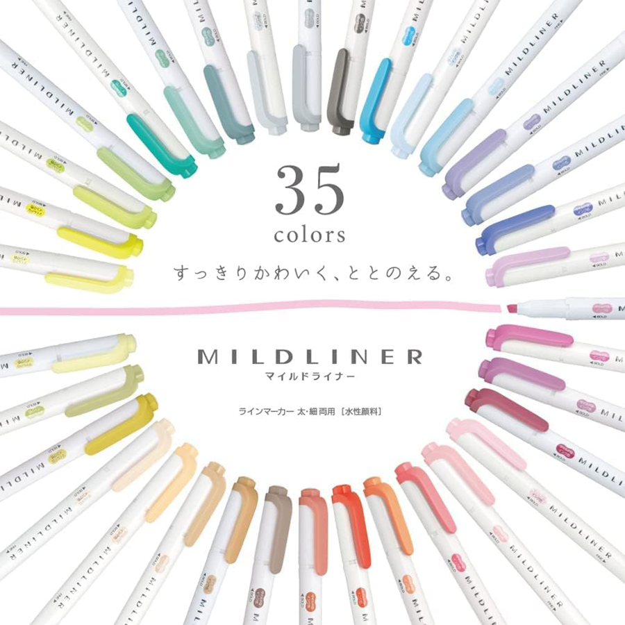 Japan ZEBRA Highlighter Pen Ne - Highlighter Set Pastel บทวิจารณ์และราคา