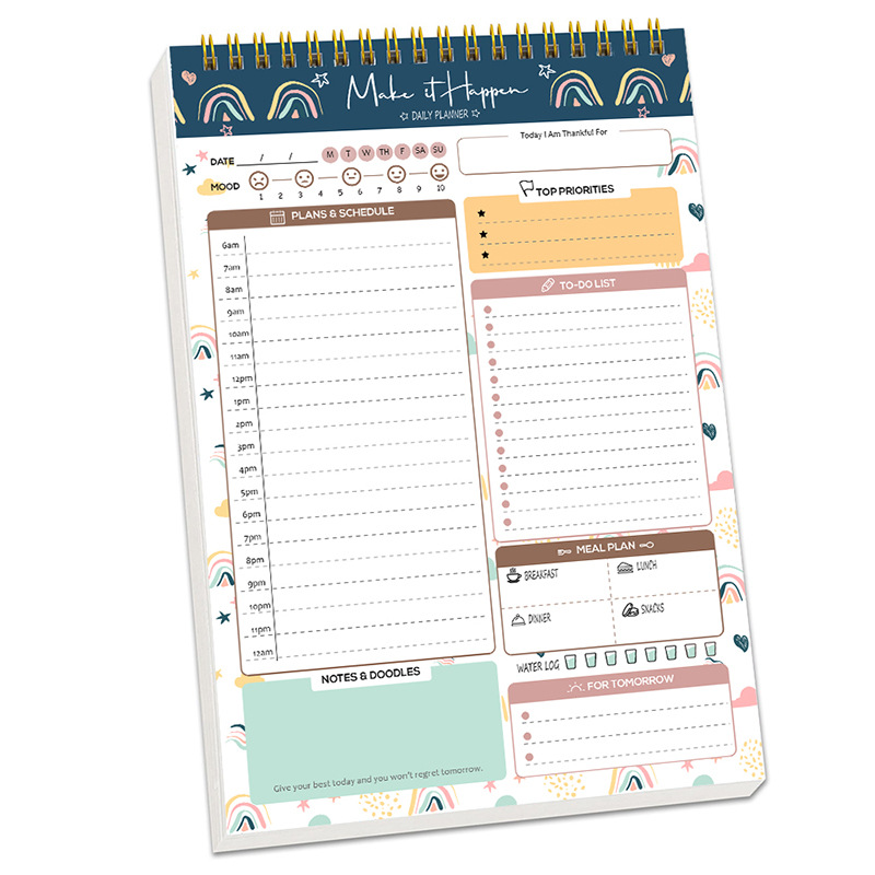Planner Agenda Spiral A5 Noteb - Office Stationery Supply List บทวิจารณ์และราคา