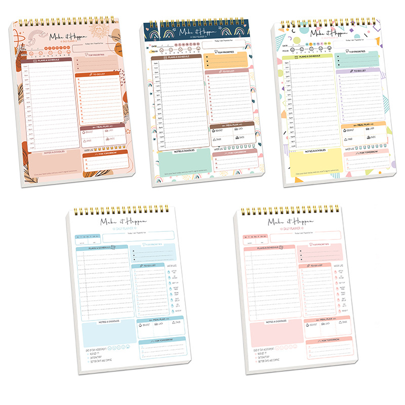 Planner Agenda Spiral A5 Noteb - Office Stationery Supply List บทวิจารณ์และราคา