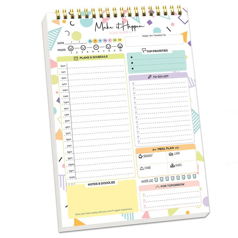Planner Agenda Spiral A5 Noteb - Office Stationery Supply List บทวิจารณ์และราคา
