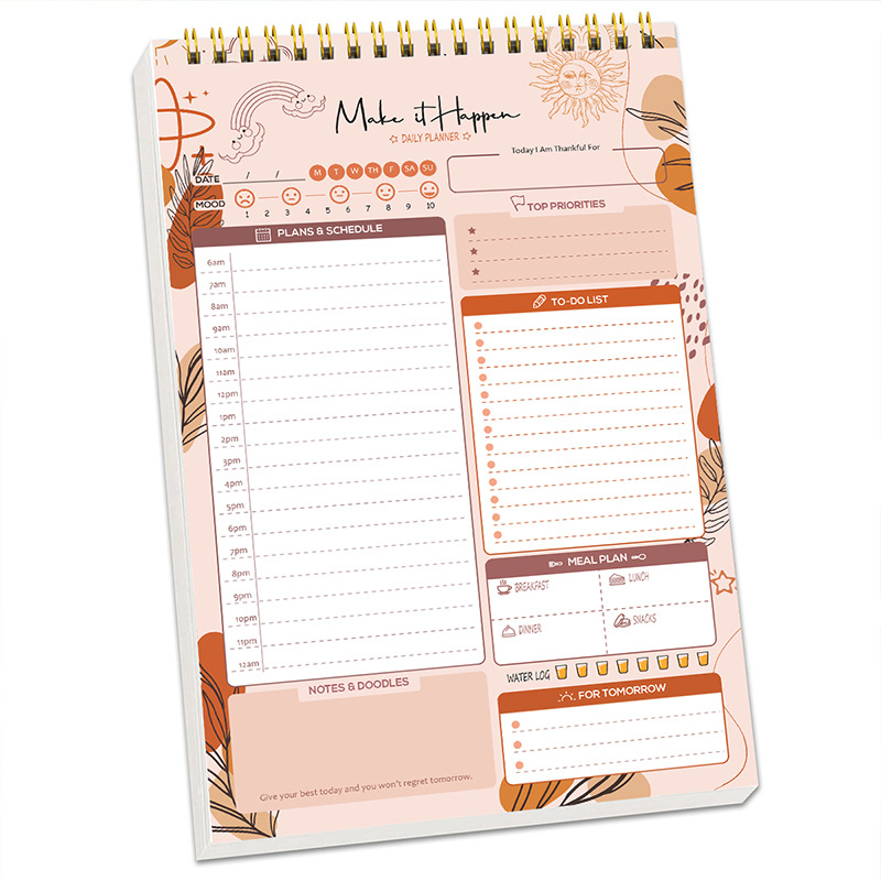 Planner Agenda Spiral A5 Noteb - Office Stationery Supply List บทวิจารณ์และราคา