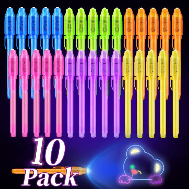 10pcs Invisible Ink Pen Magic  - Highlighter Set Pastel บทวิจารณ์และราคา