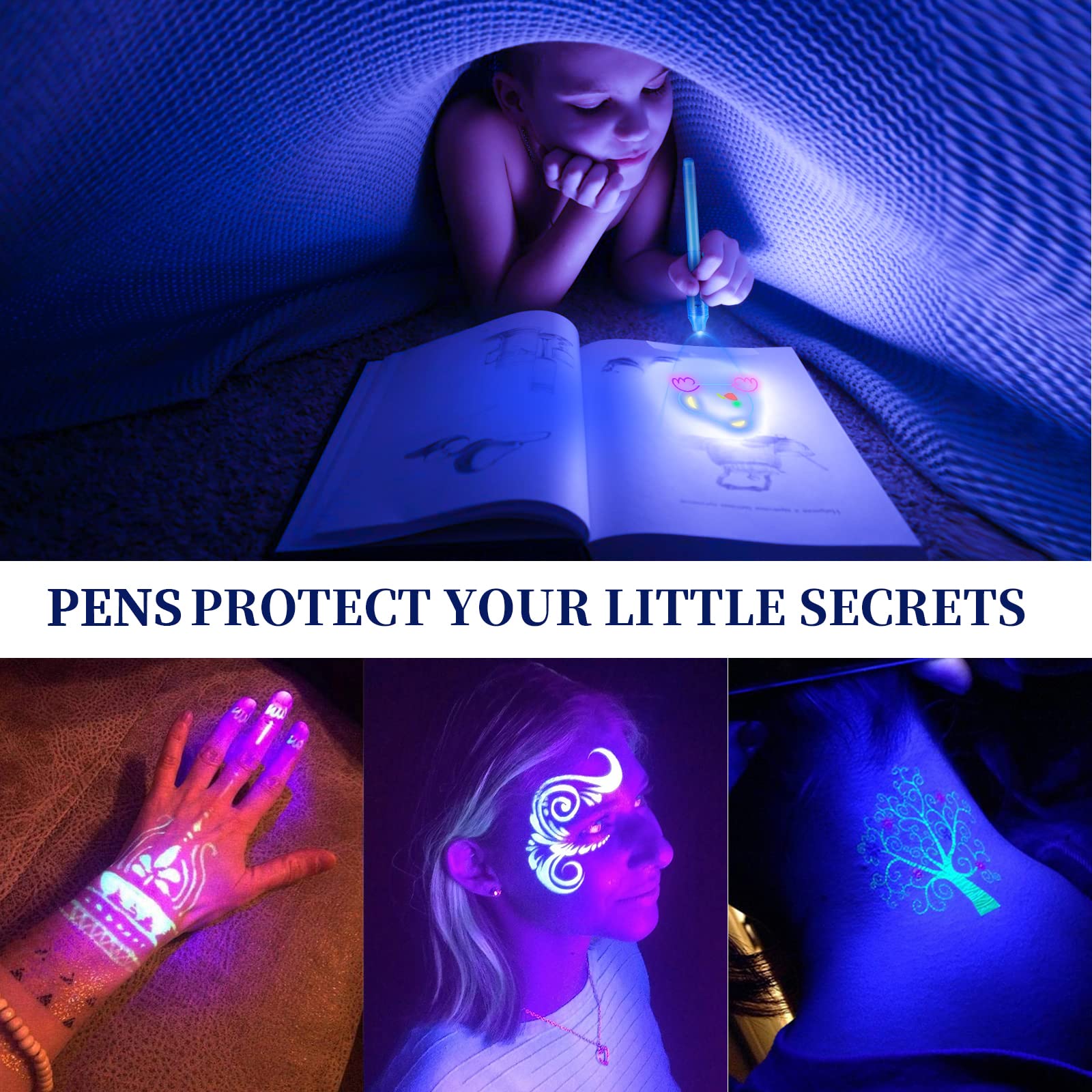 10pcs Invisible Ink Pen Magic  - Highlighter Set Pastel บทวิจารณ์และราคา