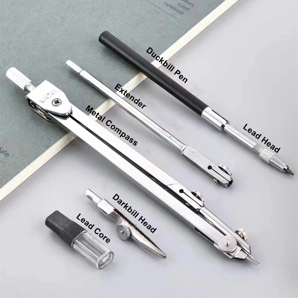 Stainless Steel Drafting Set D - Compass Geometry Set บทวิจารณ์และราคา