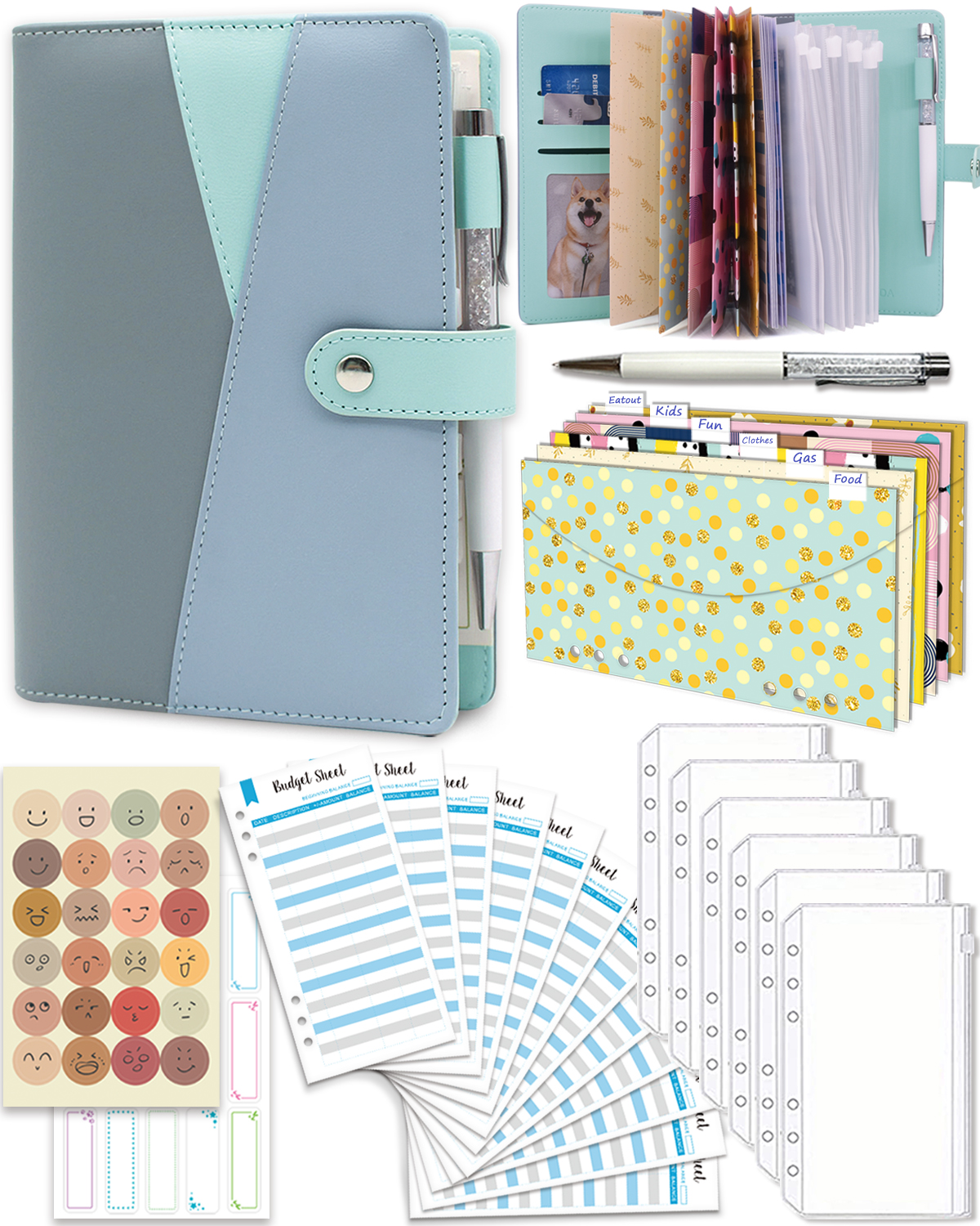 Budget Binder with Zipper Enve - Index Tab Divider บทวิจารณ์และราคา