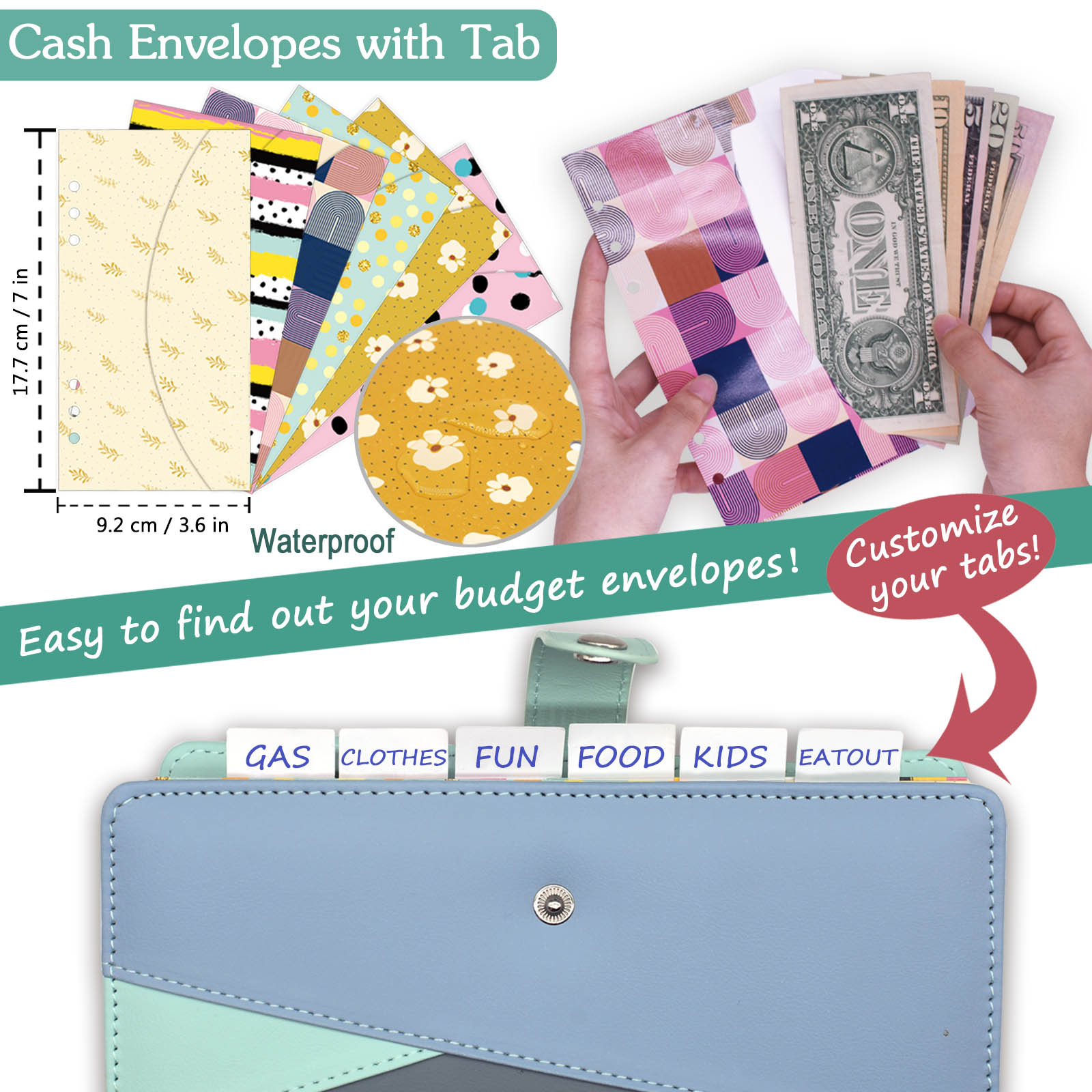 Budget Binder with Zipper Enve - Index Tab Divider บทวิจารณ์และราคา