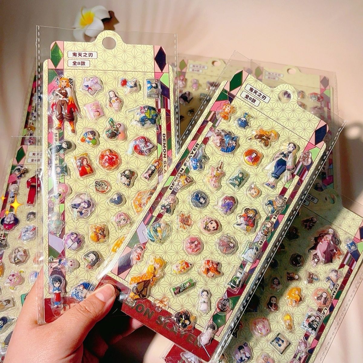 8Pcs Demon Slayer Agatsuma Zen - Memo Pad Sticky บทวิจารณ์และราคา