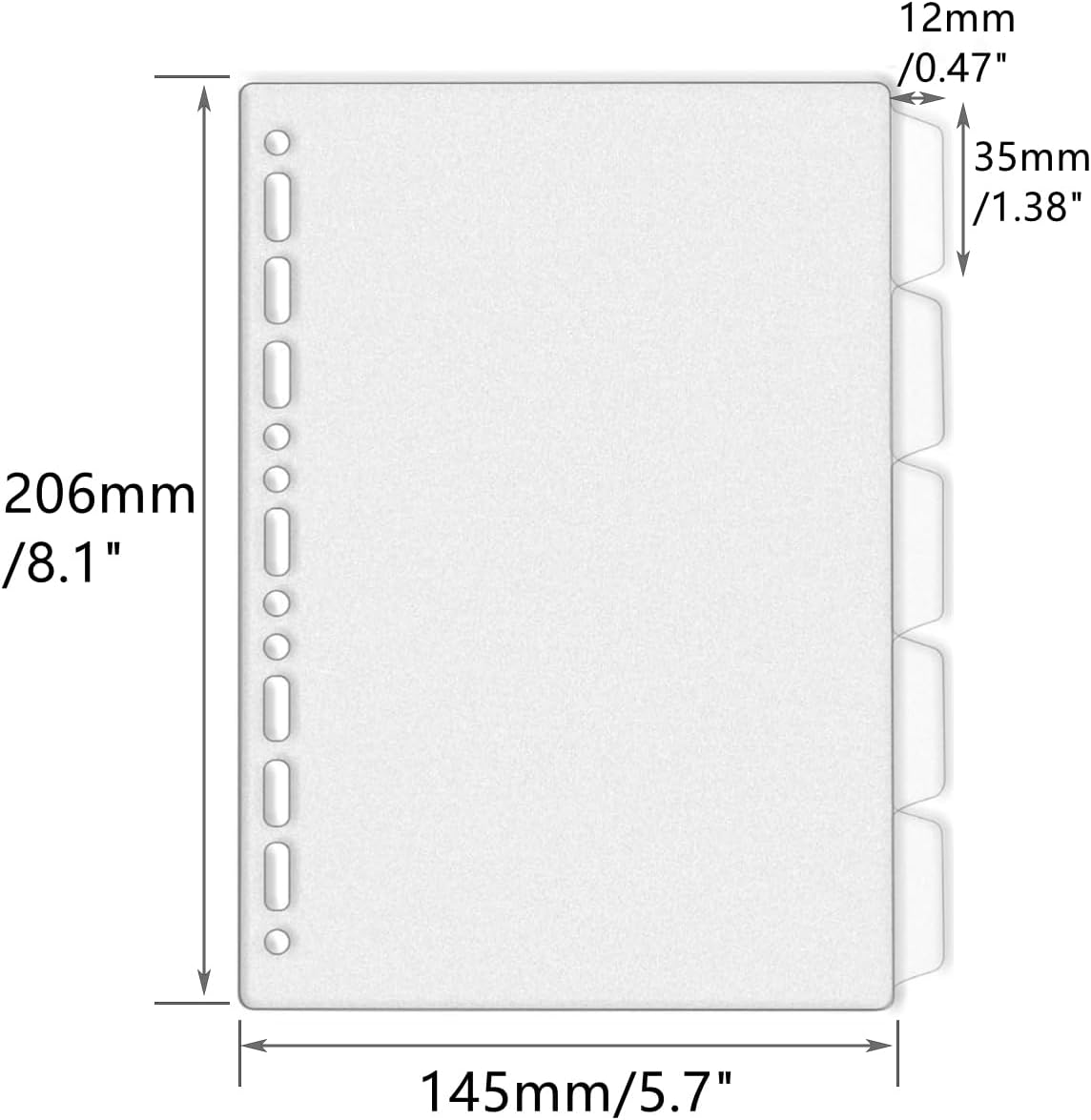 A4 A5 B5 Binder Dividers Gener - Index Tab Divider บทวิจารณ์และราคา