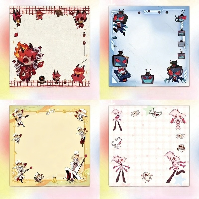 4Pcs Hazbin Hotel Zestial & Al - Stationery Warehouse บทวิจารณ์และราคา