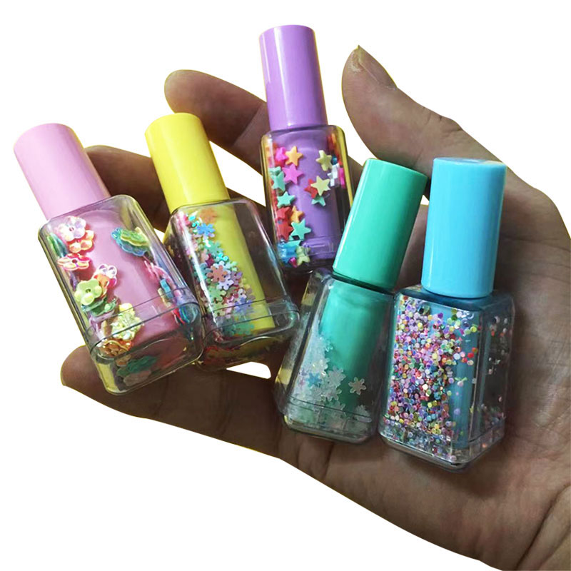 5Pcs Set Mini Sequin Nail Poli - Highlighter Set Pastel บทวิจารณ์และราคา