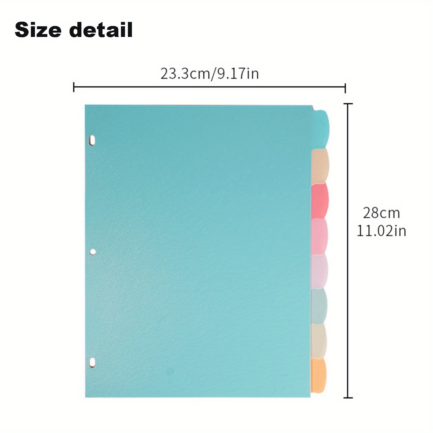 8 Tab Binder Dividers for 3 Ri - Index Tab Divider บทวิจารณ์และราคา
