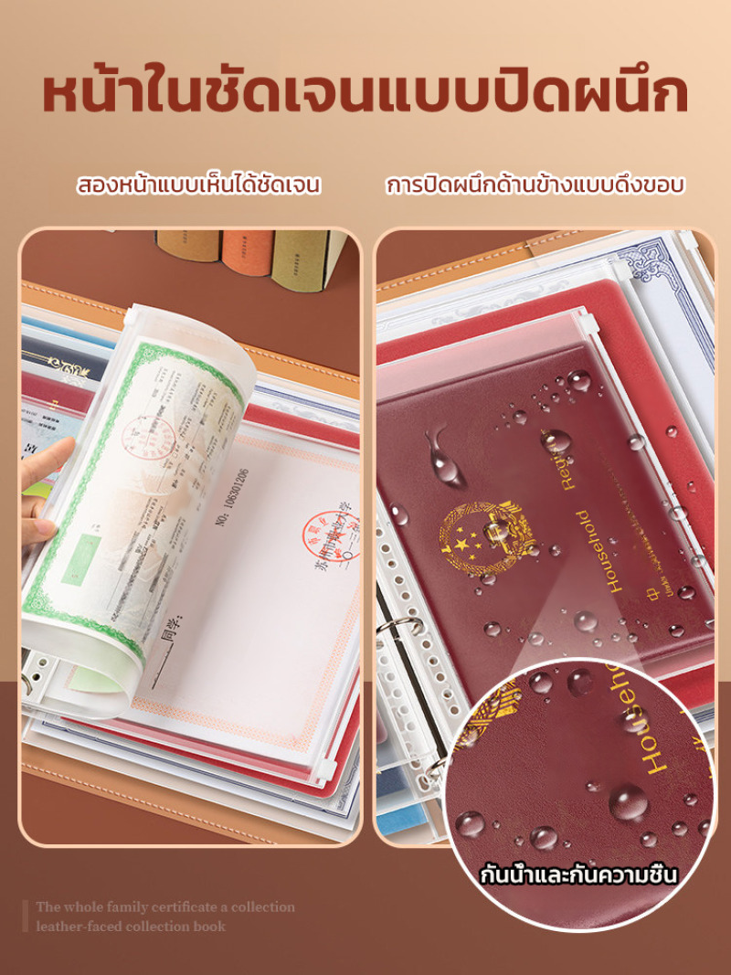 A4 Magnetic Closure Family Doc - Portfolio Folder Zip บทวิจารณ์และราคา