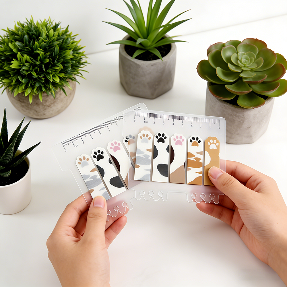 Cute Cat Paw PET Index Tabs, T - Index Tab Divider บทวิจารณ์และราคา