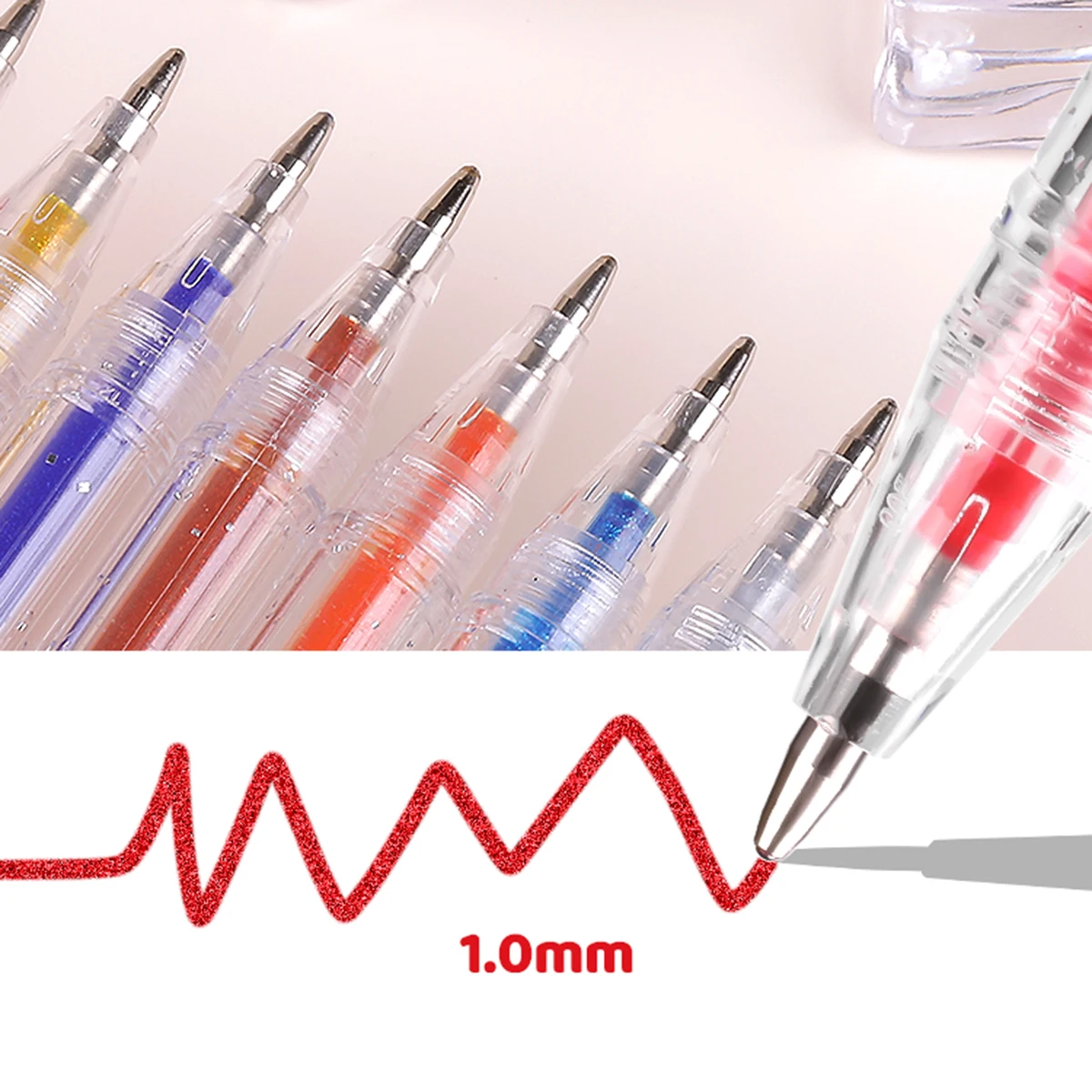 8-60 Colors Glitter Gel Pen Se - Highlighter Set Pastel บทวิจารณ์และราคา