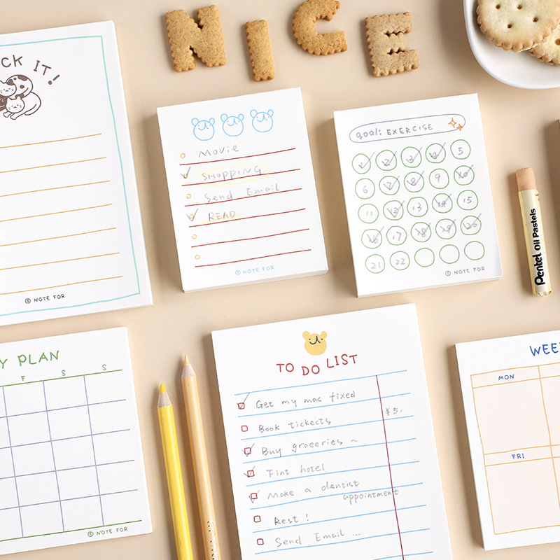 100sheets/50sheets Cute Plan S - Office Stationery Supply List บทวิจารณ์และราคา
