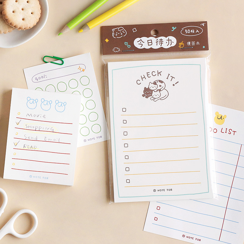 100sheets/50sheets Cute Plan S - Office Stationery Supply List บทวิจารณ์และราคา