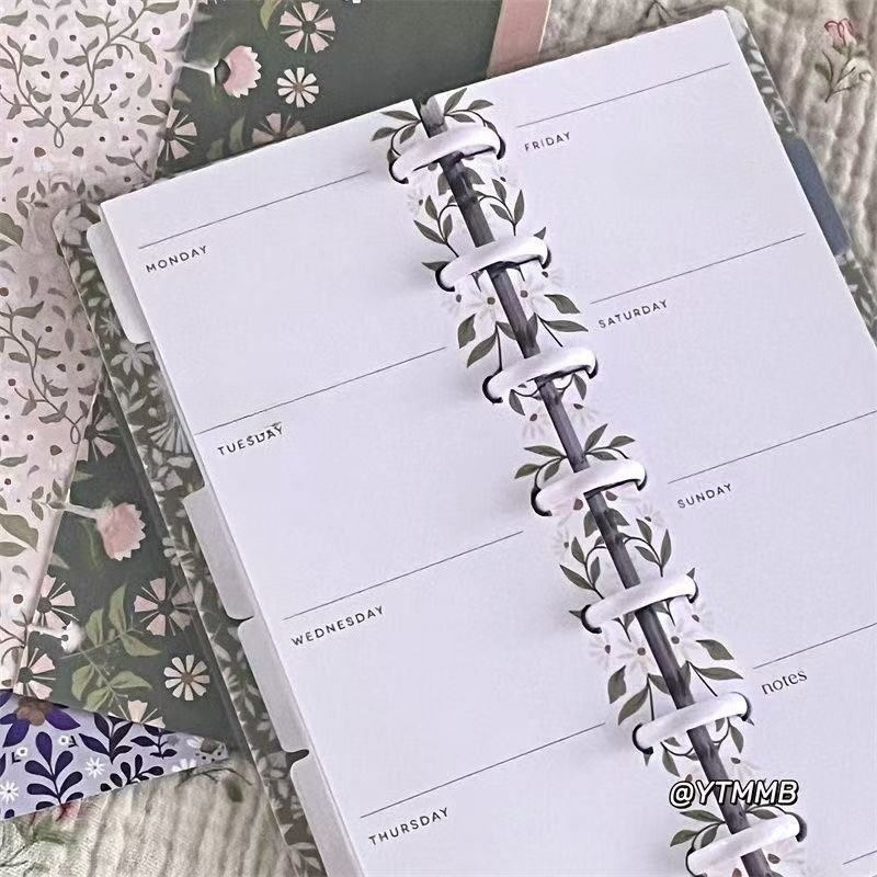 Slim Type Mushroom Hole Loose  - Planner Weekly Budget บทวิจารณ์และราคา