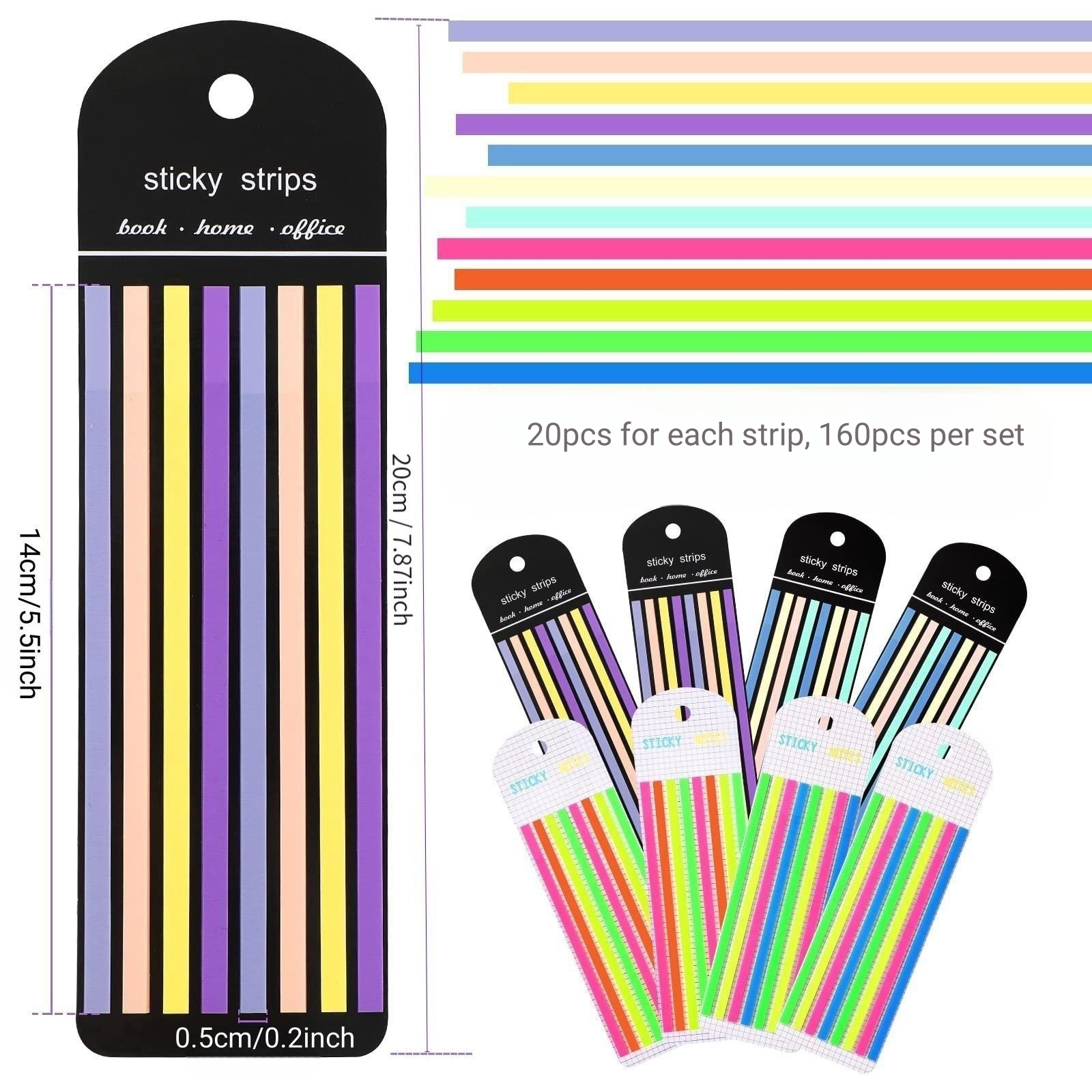 Multi-colored Long Strip Index - Index Tab Divider บทวิจารณ์และราคา
