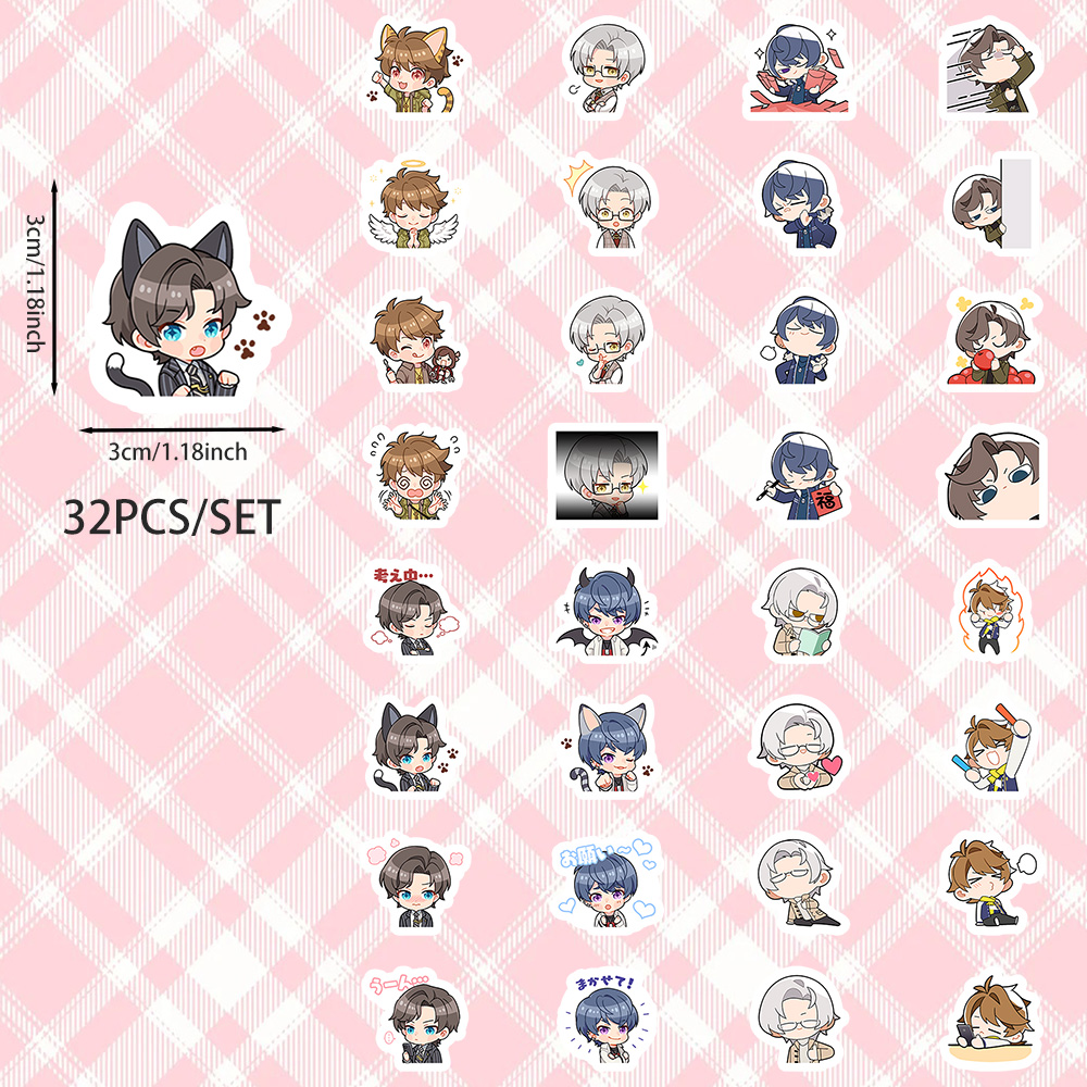 32Pcs Cartoon Tears of Themis  - Memo Pad Sticky บทวิจารณ์และราคา