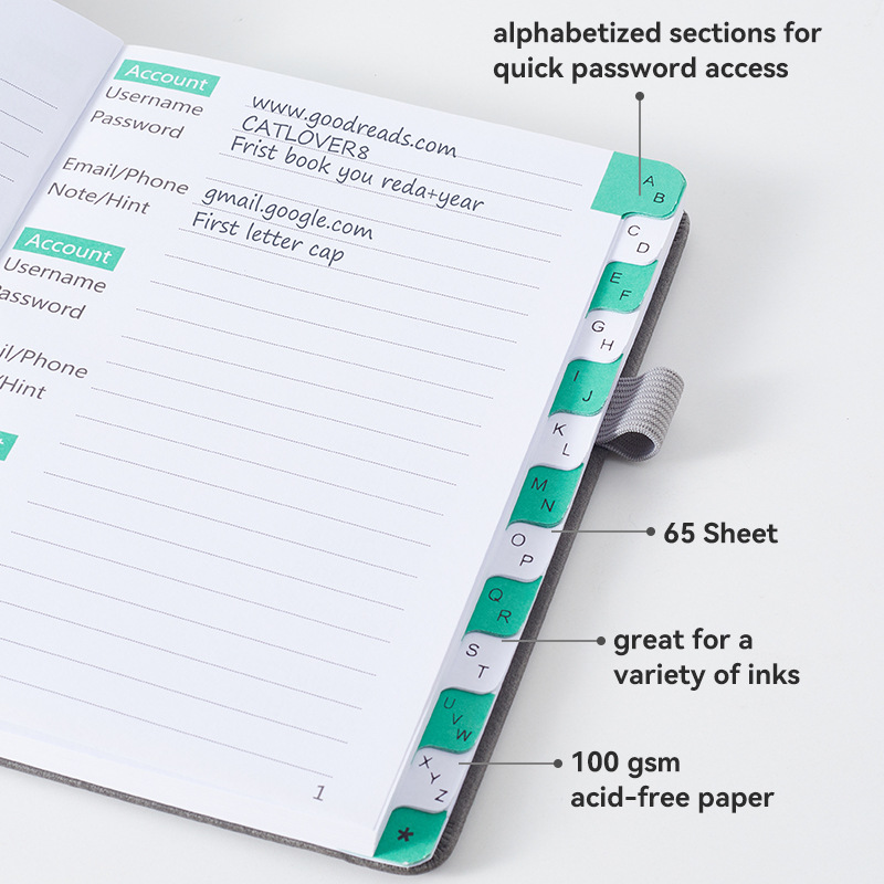 1pc Compact Password Keeper Bo - Index Tab Divider บทวิจารณ์และราคา