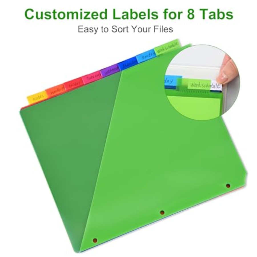 8-Tab Binder Dividers - Index  - Index Tab Divider บทวิจารณ์และราคา