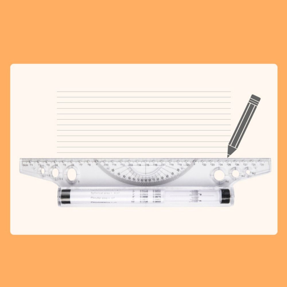 Professional Plastic Parallel  - Ruler Set Transparent บทวิจารณ์และราคา